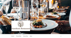 Desktop Screenshot of hawthornrestaurant.com